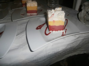 Vacherin cassis, fruits de la passion